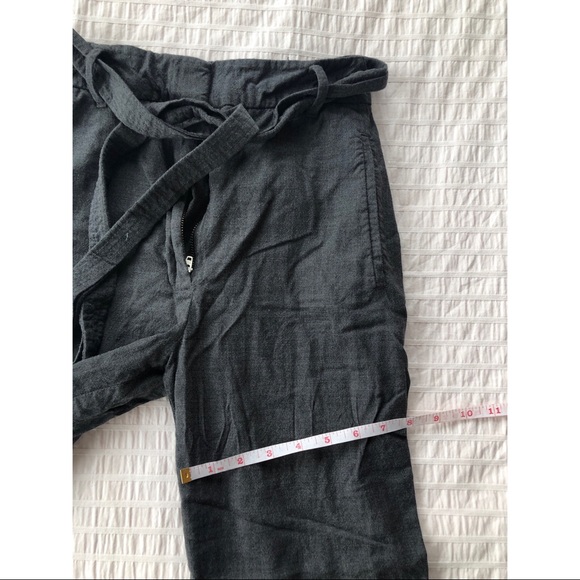 Wilfred High Waisted 3/4 Length Pants w Waist Tie - Picture 13 of 14